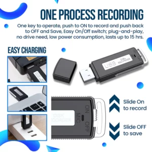 BullySpy™ USB Disguised Voice Recorder