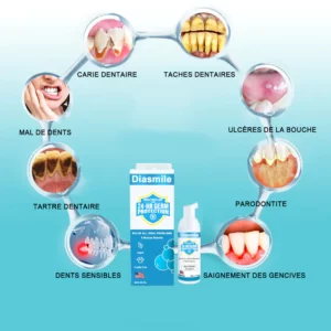 Diasimle™ Mousse Blanchissante Super Pure à base de Plantes pour la Réparation des Dents et de la Bouche