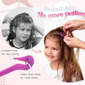Easy-Removal Elastic Hair Band Trimmer