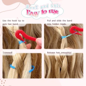 Easy-Removal Elastic Hair Band Trimmer