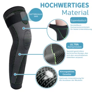 KNEECA Tourmaline Selbstheizende Kniehülse