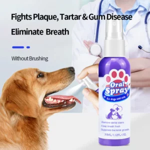 Alternative view of Petry® Teeth Cleaning Spray for Dogs & Cats, Eliminate Bad Breath, Targets Tartar & Plaque, Without Brushing