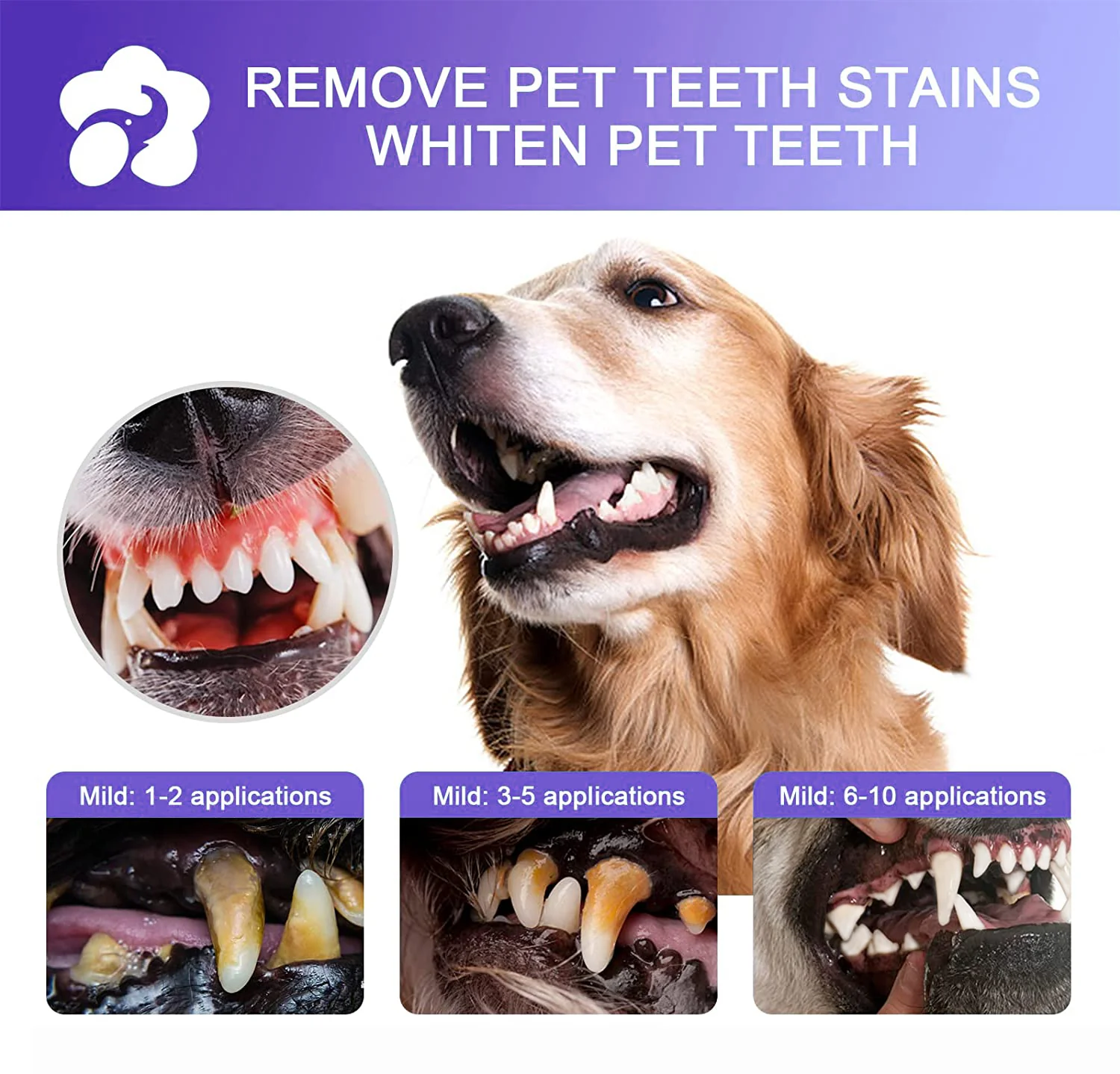 Petry® Teeth Cleaning Spray for Dogs & Cats, Eliminate Bad Breath, Targets Tartar & Plaque, Without Brushing - Image 3