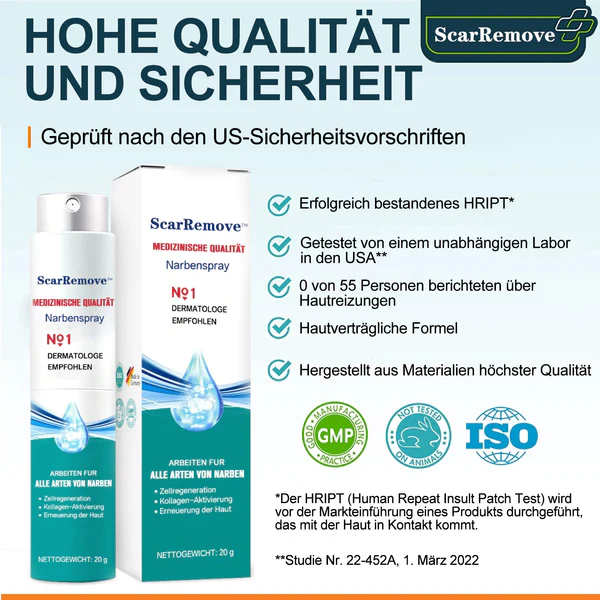 ScarRemove™ Fortgeschrittenes Narbenspray für alle Arten von Narben