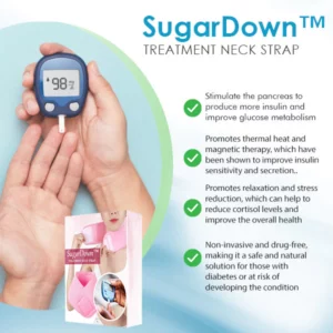 Alternative view of SugarDown™ Treatment Neck Strap