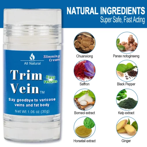 TrimVein™ Varicose Vein Care and Slimming Cream