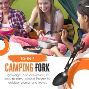 10 Mu 1 Multifunctional Outdoor Camping Survival Fork