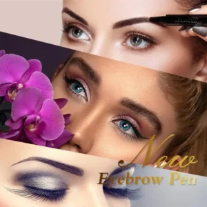4-Point Waterproof Long Lasting Natural Looking 3D Eyebrow Pen