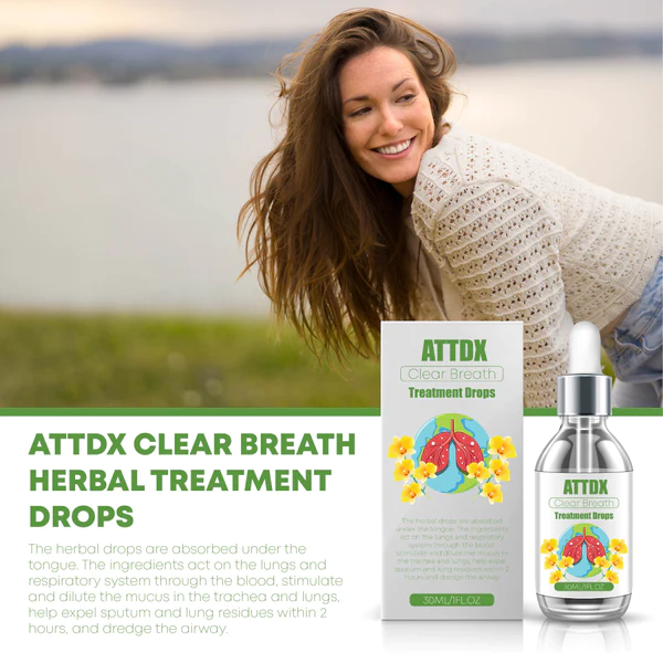 ATTDX ClearBreath მცენარეული სამკურნალო წვეთები