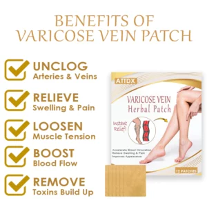 Alternative view of ATTDX InstantRelief VaricoseVein Herbal Patch