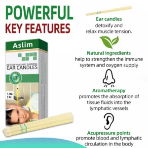 Aslim™ Detoxifying and Slimming Ear Candles