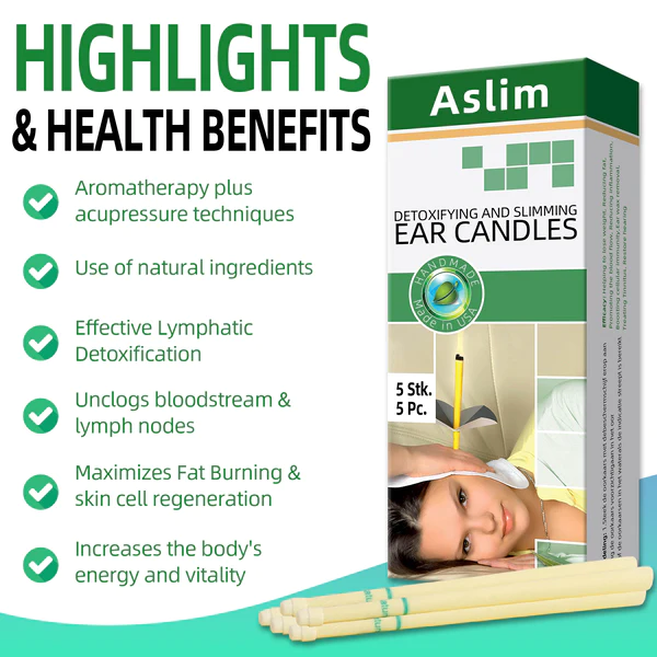 Aslim™ Detoxifying and Slimming Ear Candles