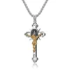 Benedict Protection Cross Power Pendant Necklace
