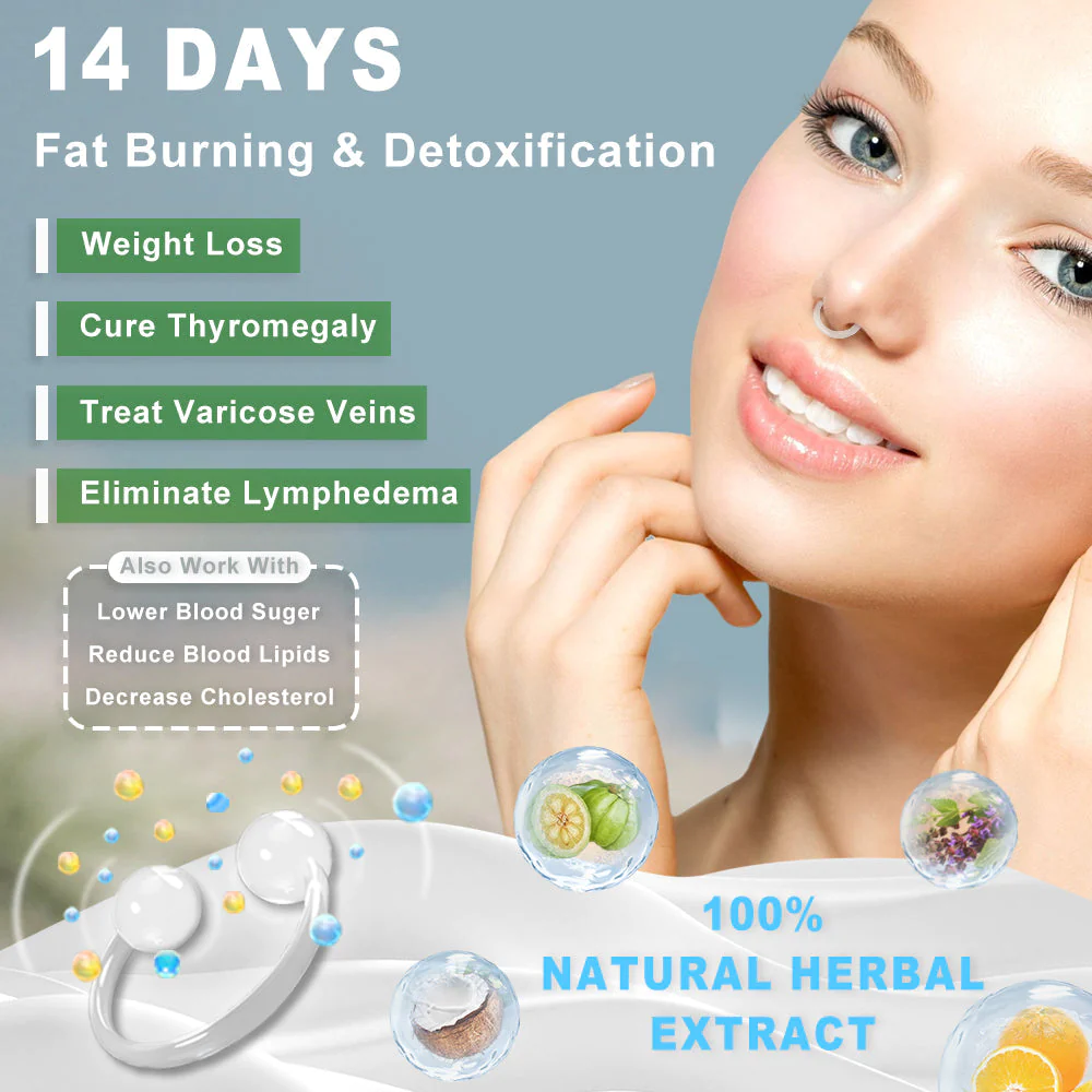 Body Detox & Fat Burn Liver and Lung Cleanse Essential Oil Nose Ring
