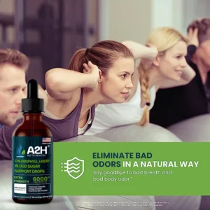 Chlorophyll Liquid Natural Detox & Blood Sugar Support Drops