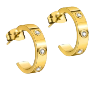 Dorina EarAcupressure Magnetherapy Detoxi Earrings-LOVE