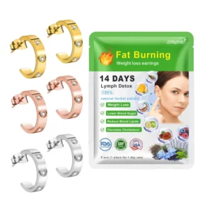 Dorina EarAcupressure Magnetherapy Detoxi Earrings-LOVE