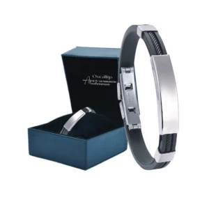 EELHOE™ Apus Ion Therapeutic Lympunclog Titanium Wristband