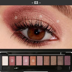 FOCALLURE 10 Colors Matte Eyeshadow Makeup Palette