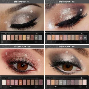 FOCALLURE 10 Colors Matte Eyeshadow Makeup Palette