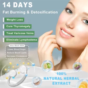Alternative view of Fivfivgo™ Body Detox & Fat Burn Leber- und Lungenreinigungs-Nasenring mit ätherischen Ölen