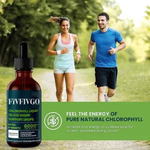 Fivfivgo™ Chlorophyll Liquid Natürliche Detox- und Blutzucker-Unterstützungstropfen