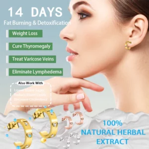 Alternative view of Fivfivgo™ EarAcupressure Magnettherapie-Detox-Ohrringe