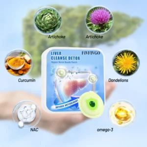 Alternative view of Fivfivgo™ Intensives antioxidatives Leberreinigungspflaster mit Burst Beads