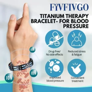 Fivfivgo™ SugarDown Titanium Therapy Bracelet