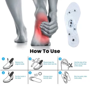 Free shipping Solezy™ Magnetic Acupressure Reflex Inserts