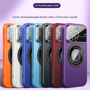 Frosted Magnetic Attraction Case Cover For iPhone