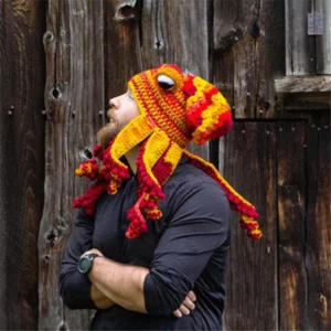 Handmade octopus knitted cap