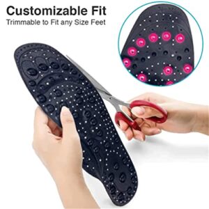 Healthy™ Far infrared Tourmaline Acupressure Massage Foot Pain Relief Orthotic Insoles