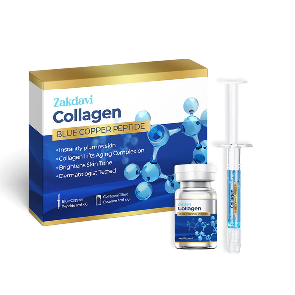 Juenow™ Kolagénová modrá súprava medených peptidových esencií