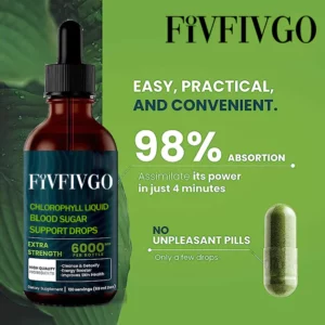 Alternative view of Juenow™ Chlorophyll Liquid Natural Detox and Blood Sugar Support Drops