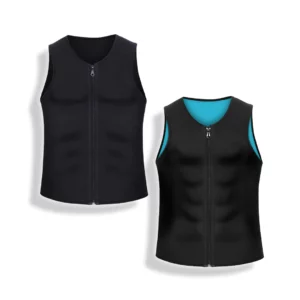 MANSON Gynecomastia Compress Zipper Vest