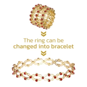 MagneticTherapy Lymphatic Transforming Bracelet Ring