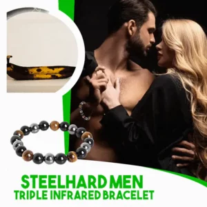 Men SteelHard Triple Infrared Bracelet