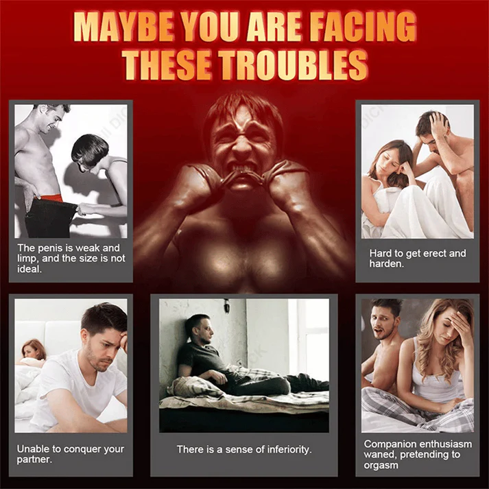 Men's energy strengthening massage oil