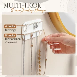 Alternative view of Mini Wall Mounted Jewelry Storage Rack
