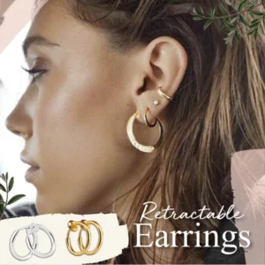 Alternative view of Non-Piercing Septum Earring Hoop Set