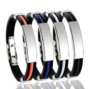 Oveallgo™ Apus Ion Therapeutic SugarDown Titanium Wristband