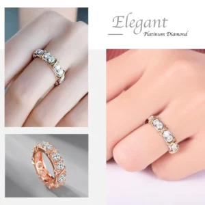 Oveallgo™ Meliora Magnetite Criss-Cross Lymphvital Ring
