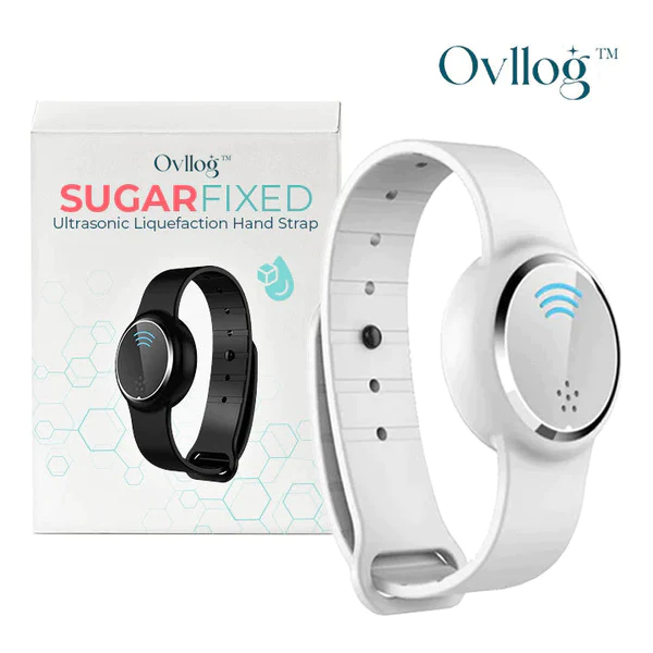 Ovllog™ SugarFixed प्रचंड कंपनसंख्या असलेल्या (ध्वनिलहरी) द्रवीकरण हाताचा पट्टा