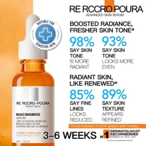 RE RCCRO POURA™ Advanced Skin Brightening Serum for Melanosis and Dark Spot Removal