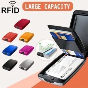 RFID एन्टी-थेफ्ट एल्युमिनियम वालेट क्लिप