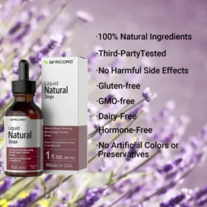 SFRCORD® Natural Detox & Body Sculpting Blood Sugar Drops