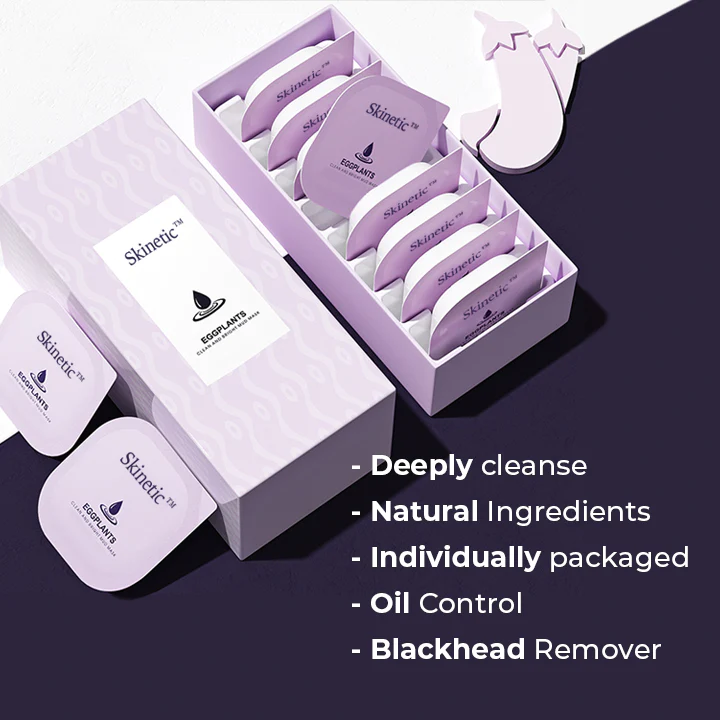 Skinetic™ Single-Packaged Eggplants Mud Mask