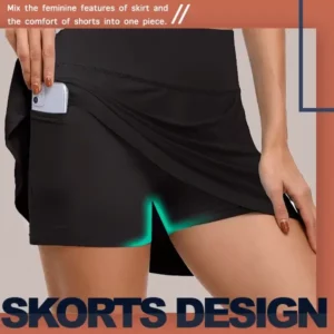 Alternative view of Sportair™ Workout Pocket Skorts