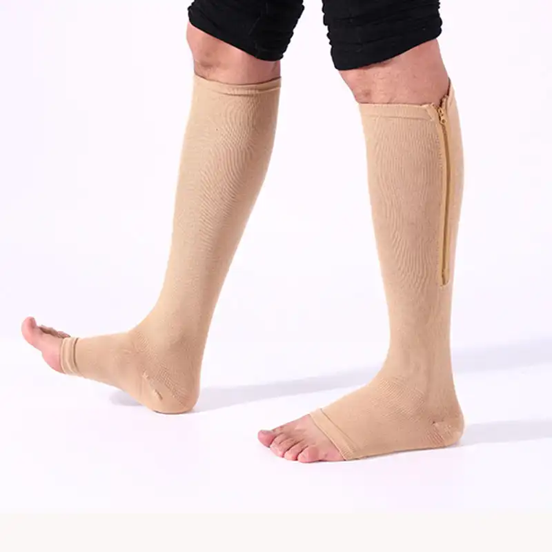 Zipper Compression Socks